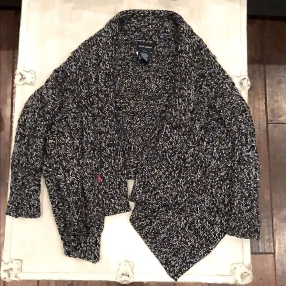 Ralph Lauren cascade open front sweater Small 7